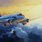DC3 au soleil couchant- Lucio Perinotto