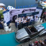 Vue plongeante sur le défilé- Concours d’Élégance de St Jean Cap Ferrat