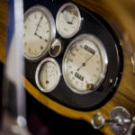 Le magnifique tableau de bord d'une Bugatti