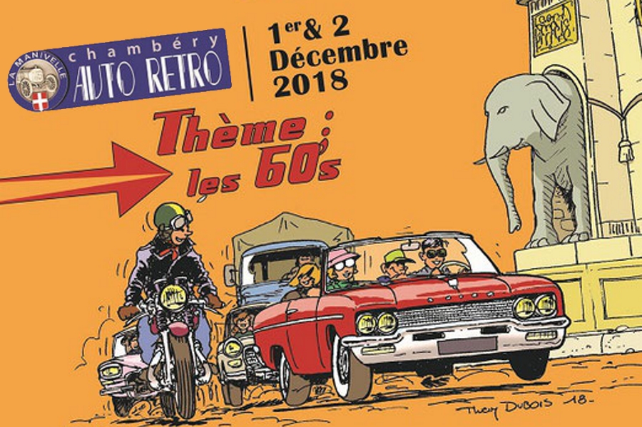 Chambéry Auto Rétro 2018, sur un air de 60s