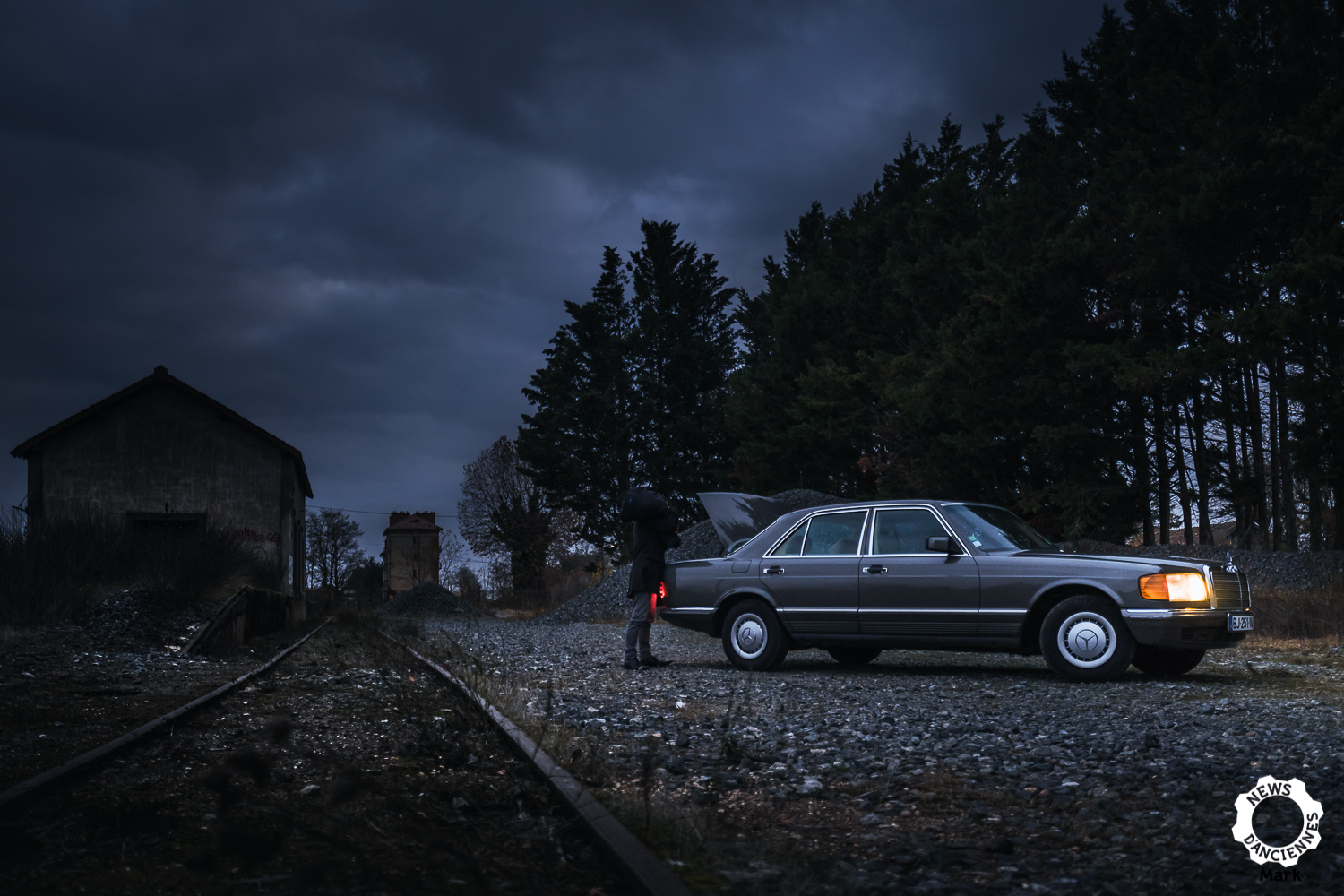 Essai de la Mercedes 280 SE W126 : La Cathédrale