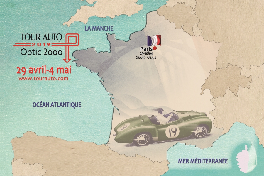 On connaît le parcours du Tour Auto 2019