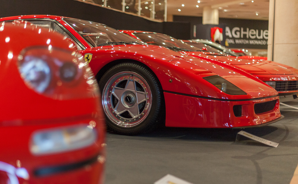 Les Superbes Ferrari exposées à Monaco