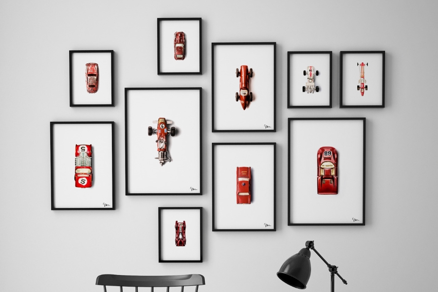 My Little Red Car, enfance, auto et photo sur la même oeuvre