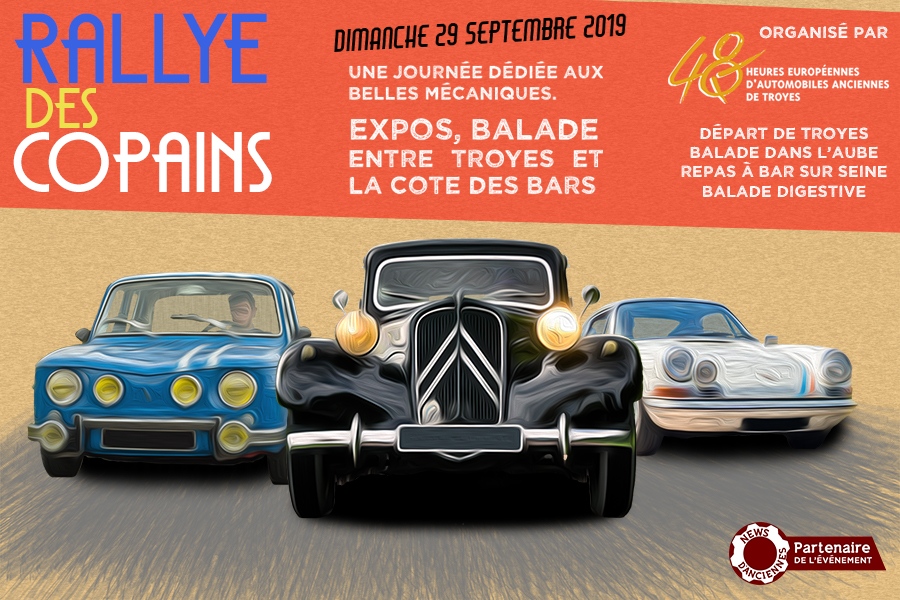 Le Rallye des Copains, balade auboise à travers les vignes