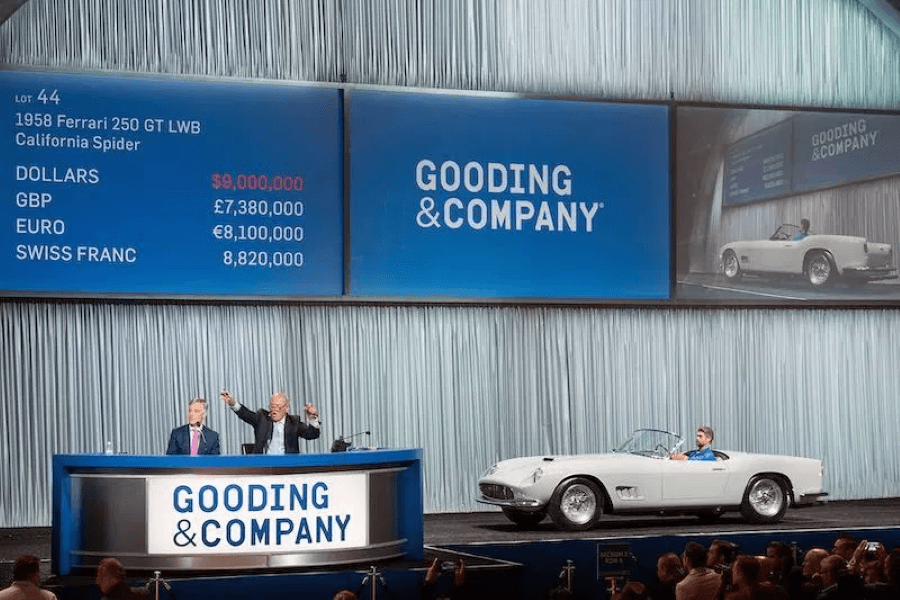 Beaucoup d&rsquo;auto vendues (sous l&rsquo;estimation) par Gooding & Co à Pebble Beach 2019