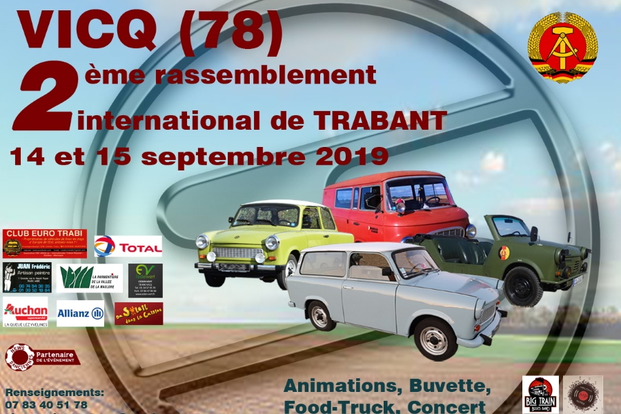 Le 2e Rassemblement International de Trabant, c&rsquo;est mi-Septembre à Vicq
