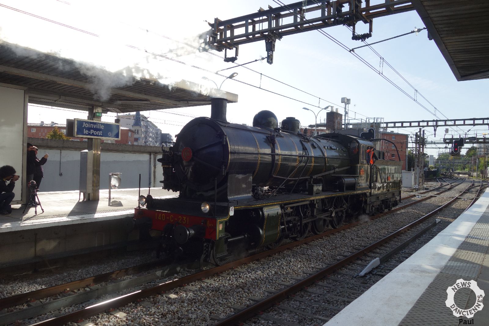 De Boissy St Léger à Joinville le Pont… en traction vapeur