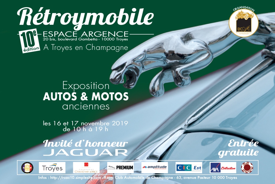 Rétroymobile 2019 : les Jag&rsquo; s&rsquo;exposeront à Troyes