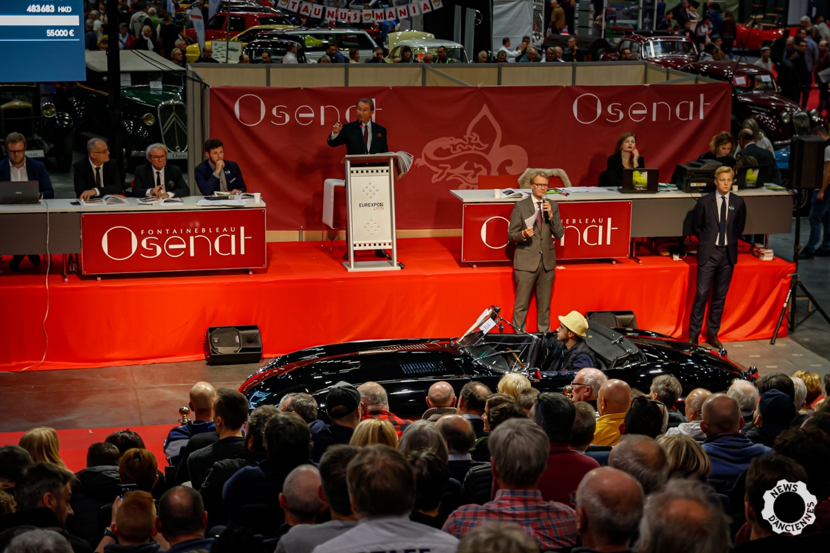Les résultats de la Vente Osenat d&rsquo;Epoqu&rsquo;Auto 2019