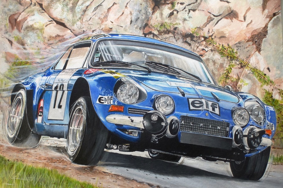 Pierre Studler, la course auto et moto en peinture