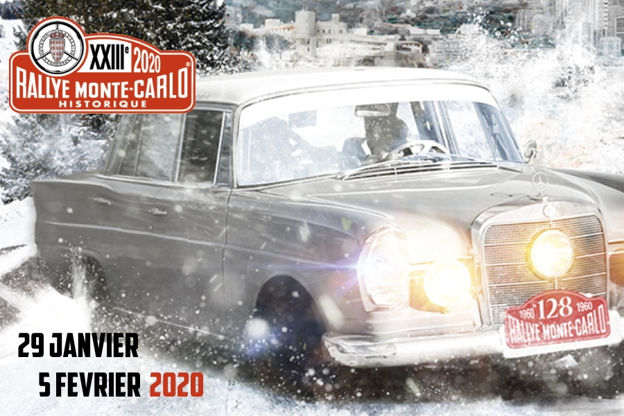 Guide du Rallye Monte Carlo Historique 2020, tout le parcours, les horaires et les engagés