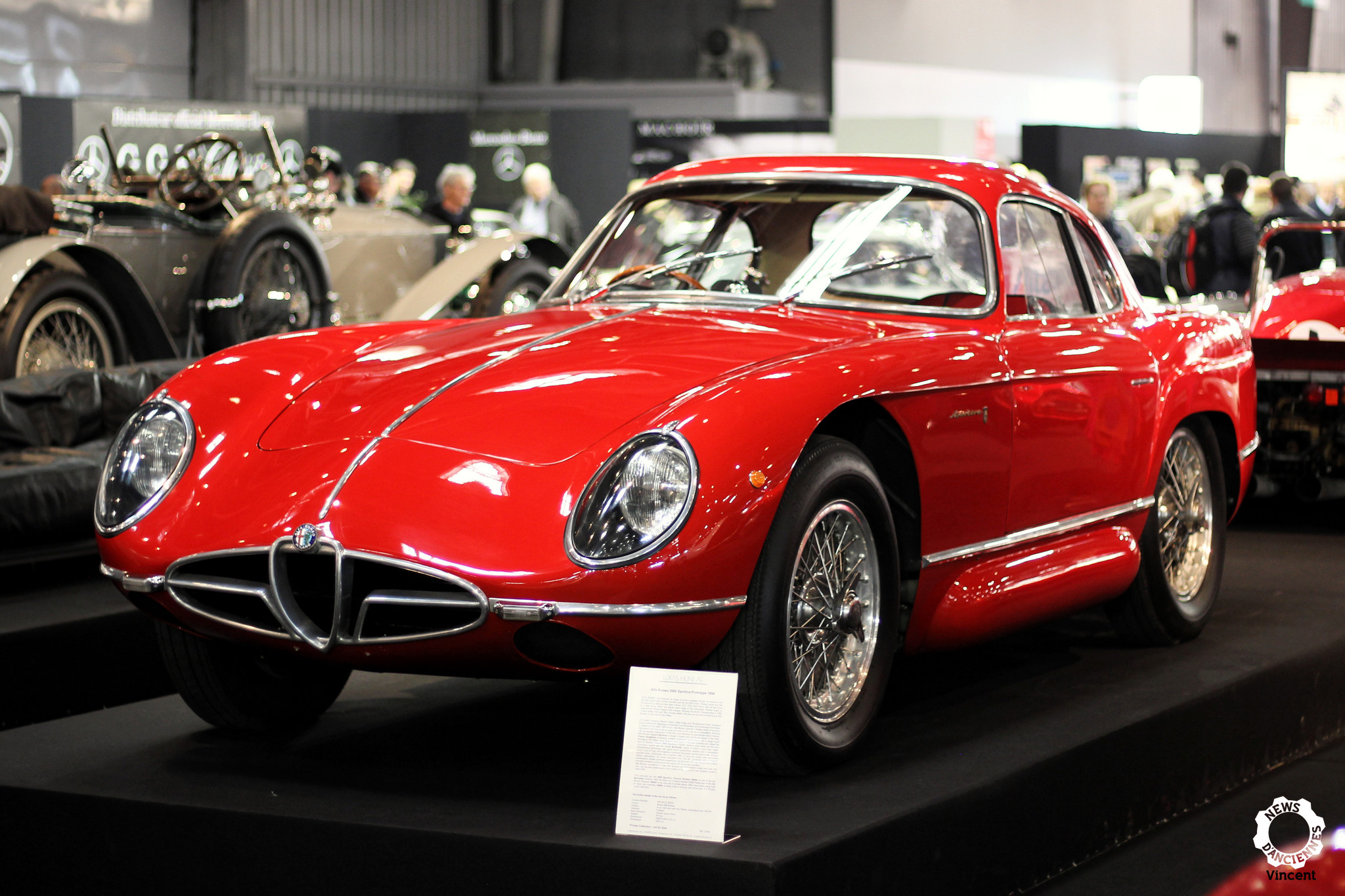 L&rsquo;Alfa Romeo 2000 Sportiva, beauté divine !