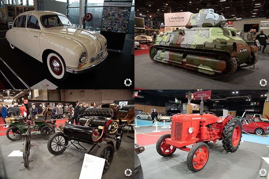 Rétromobile 2020, tracteurs, blindés, Tatra, Teuf Teuf, etc