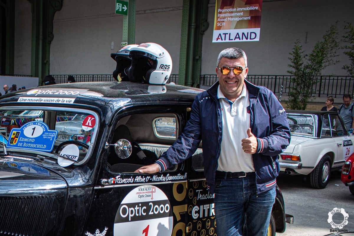 Découvrez la prochaine monture de François Allain pour le Tour Auto Optic 2000 à Rétromobile