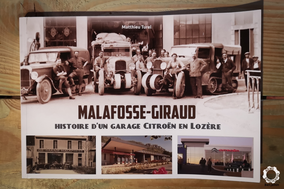 Malafosse-Giraud, Histoire d&rsquo;Un Garage Citroën en Lozère, un livre pour retracer une belle histoire