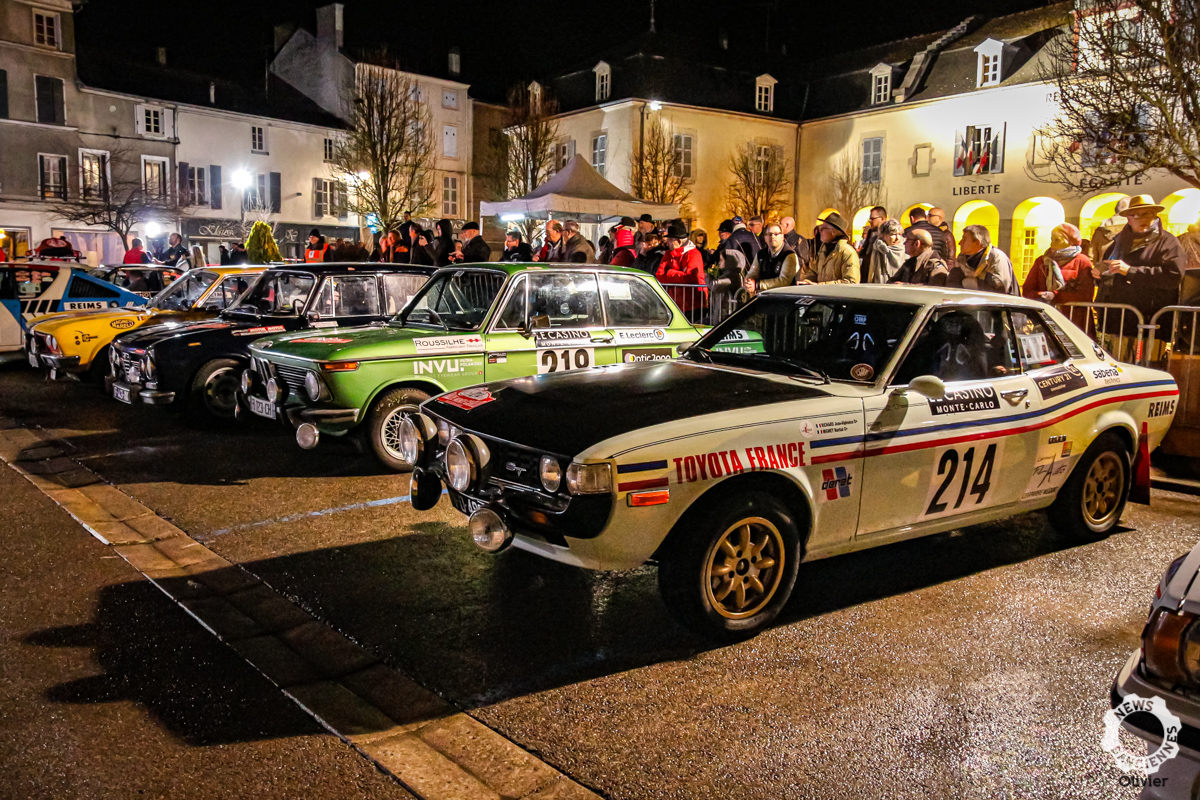 Monte Carlo Historique 2020, avant la bataille, les concurrents passaient par Bar Sur Aube