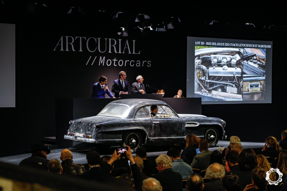 Les résultats de la Vente Artcurial à Rétromobile 2020