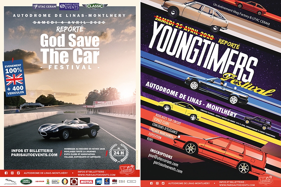 Report des événements d&rsquo;anciennes sur l&rsquo;Autodrome : notez les dates !