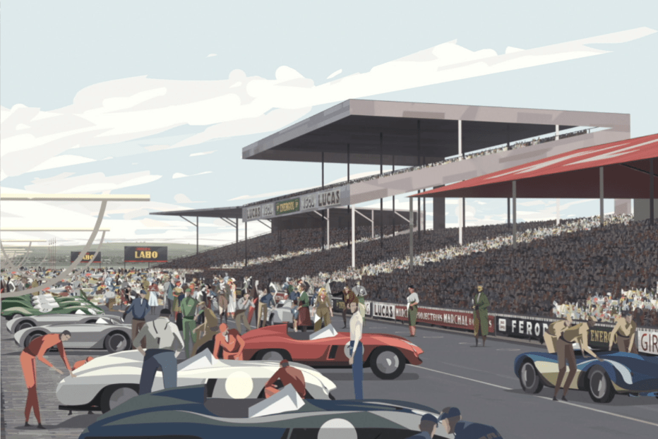 Instant Ciné, Le Mans 1955, le court-métrage
