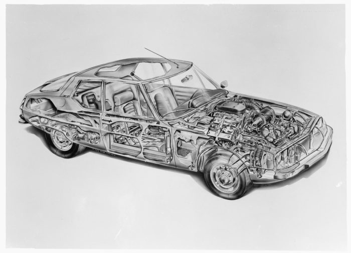 Citroën SM Ecorché- Citroën SM