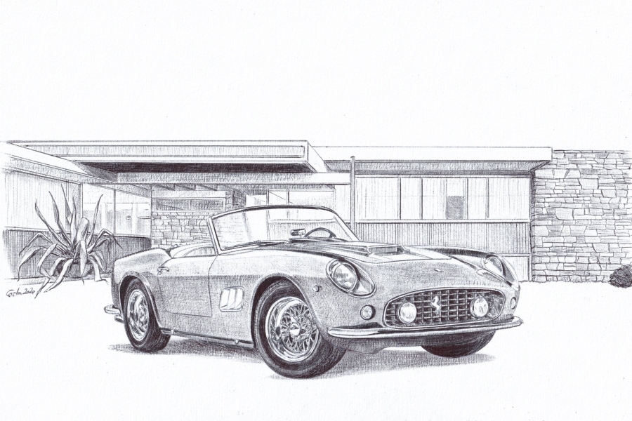 Olivier Costa, un stylo pour dessiner de belles anciennes