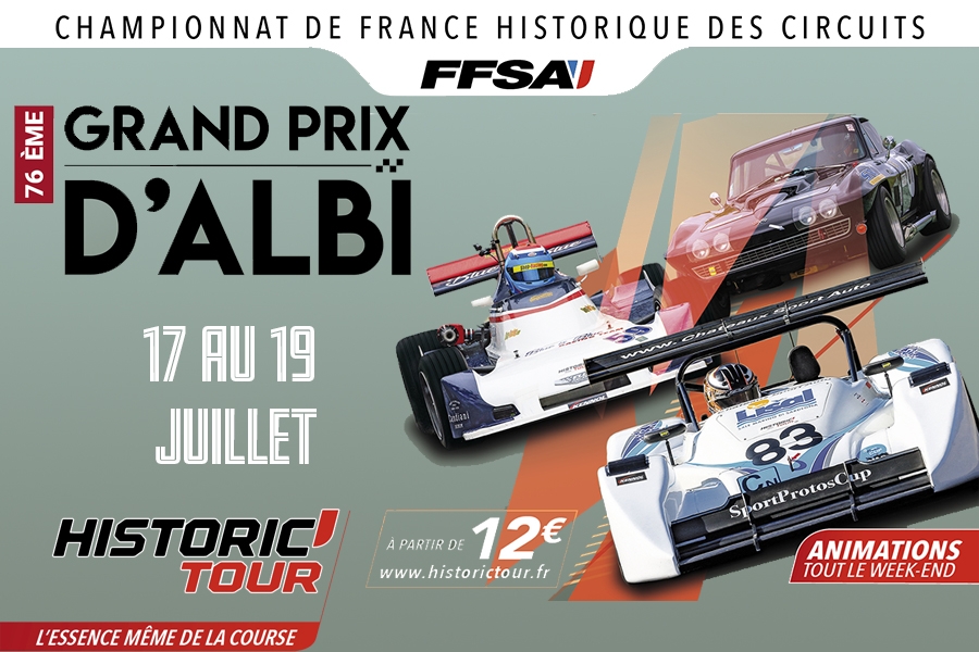 Grand Prix d&rsquo;Albi 2020 / Historic Tour, les courses vont reprendre