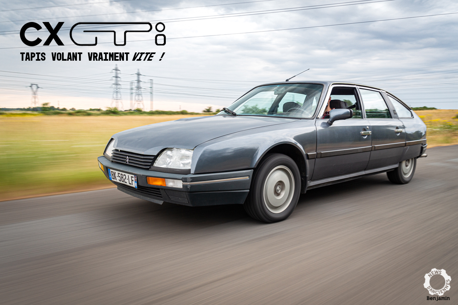 Au volant d&rsquo;une Citroën CX GTi, un tapis volant… vraiment vite !