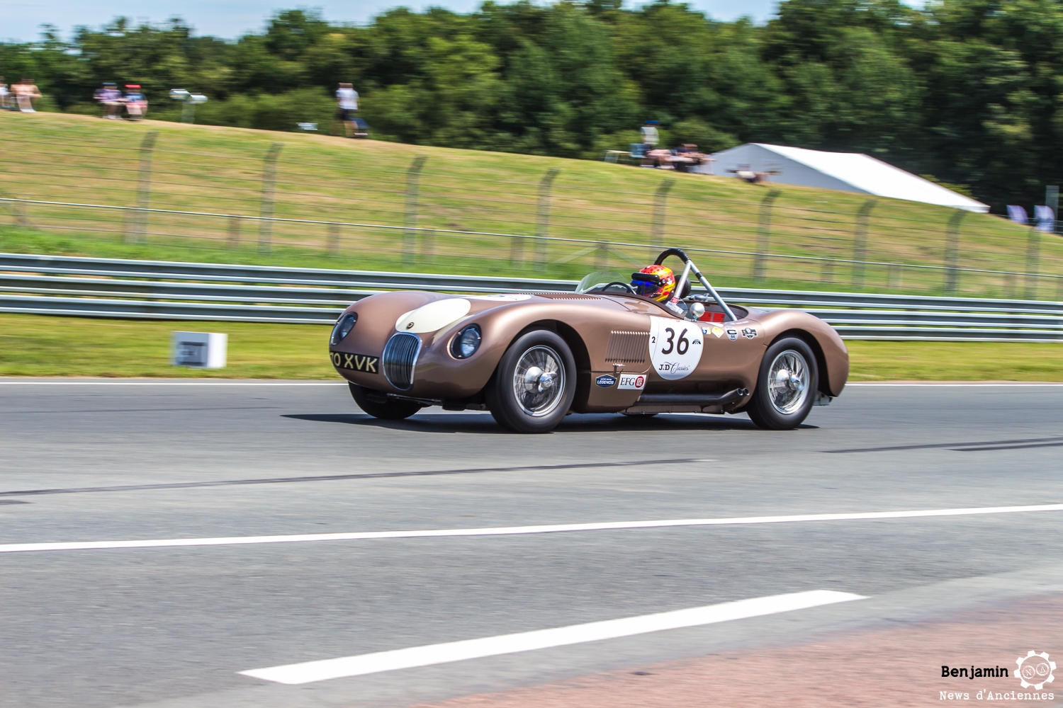 Jaguar Type C, premier félin sur la première marche mancelle