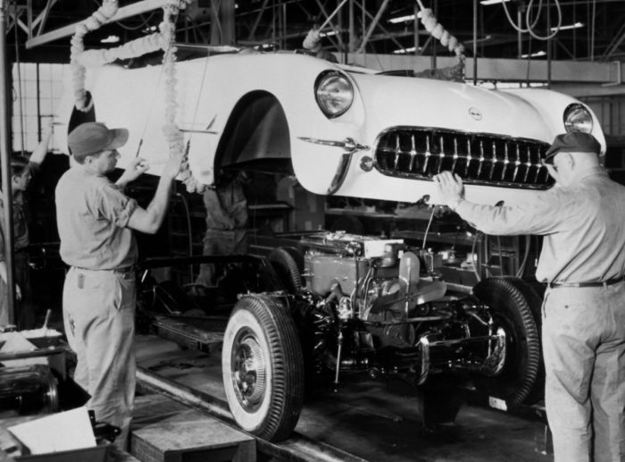 1953 Chevrolet Corvette Assembly 05- Corvette C1