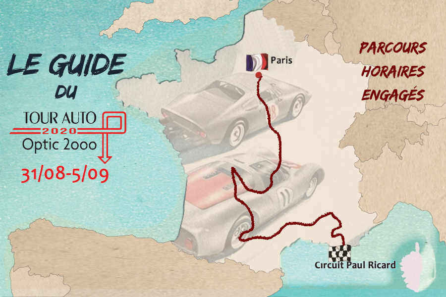 Guide Complet du Tour Auto 2020, parcours, horaires et engagés