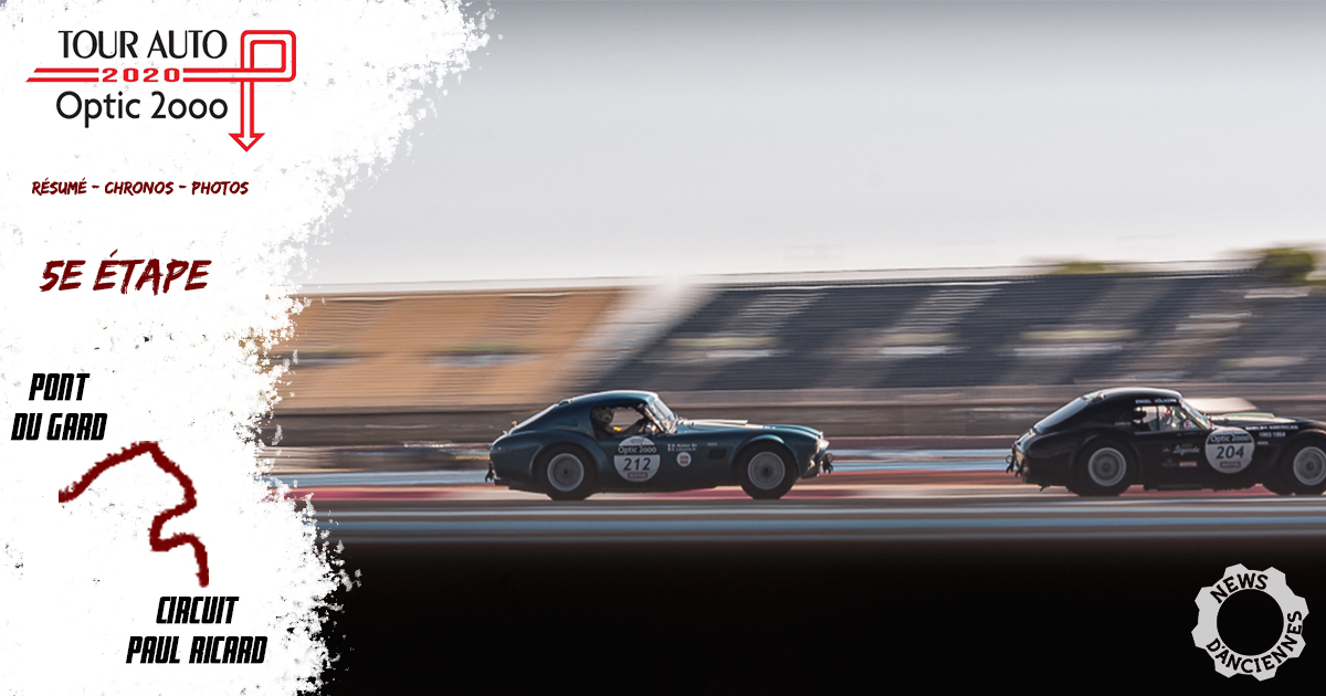 Tour Auto 2020 : les résultats de la dernière étape, Pont du Gard – Le Castellet