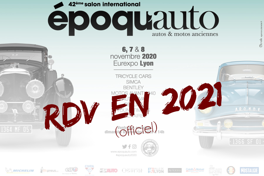 Epoqu&rsquo;Auto 2020 finalement annulé