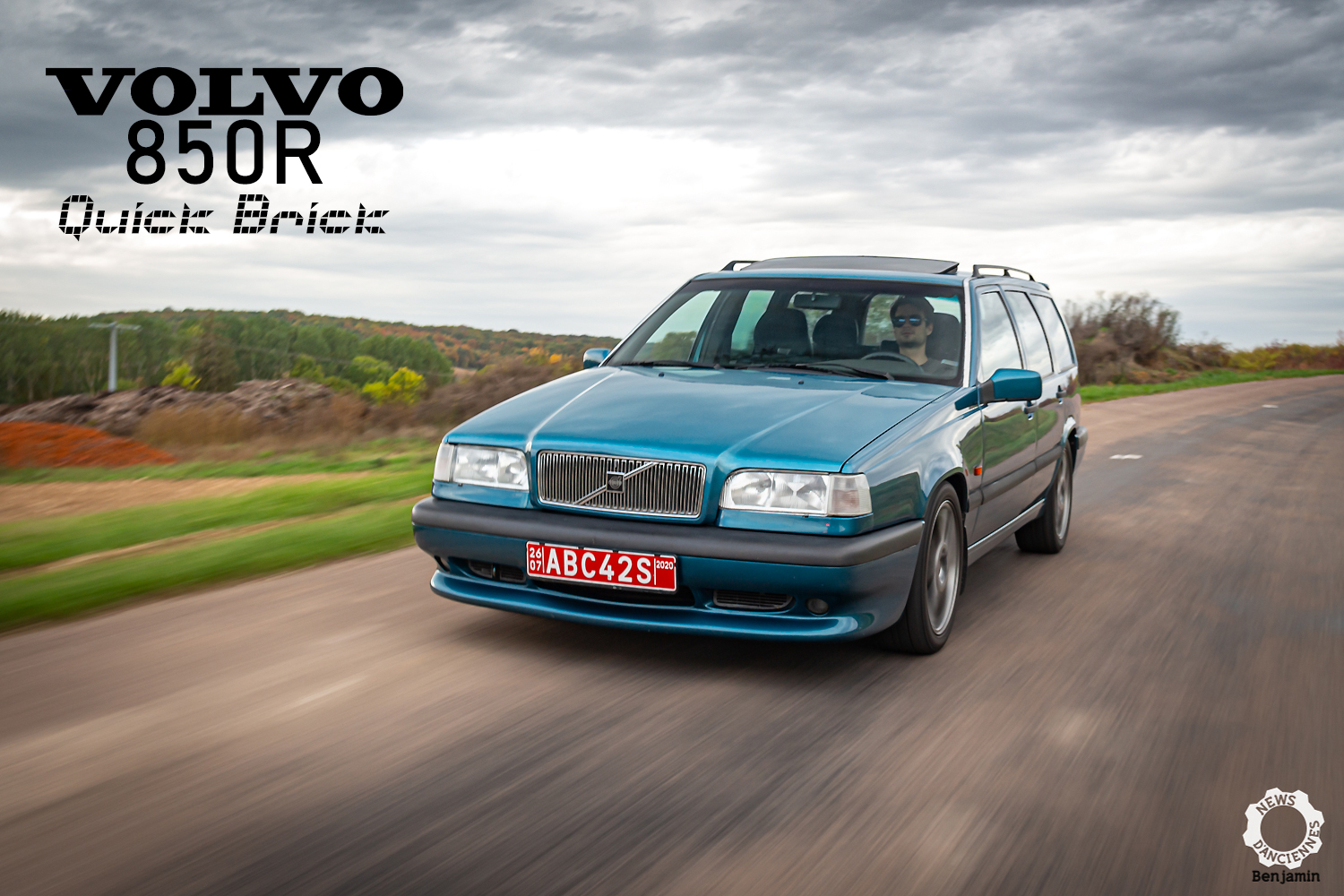 Au volant d&rsquo;une Volvo 850R, quick brick