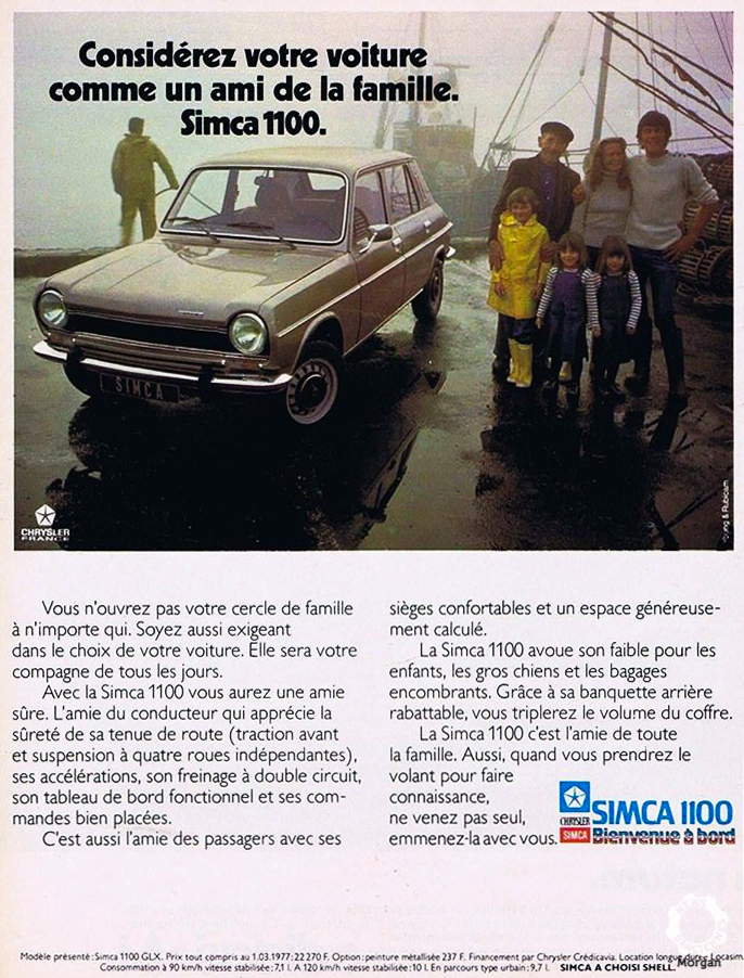 Article Simca 1100 29- Simca 1100