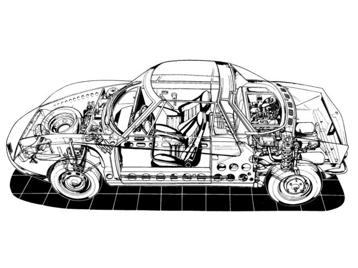 Eclate de Matra 530 LX- Matra 530