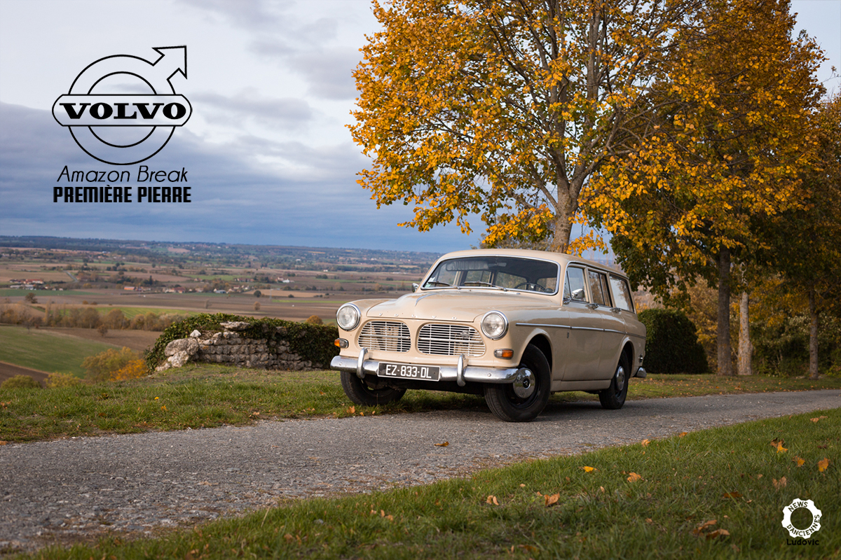 Essai d&rsquo;une Volvo Amazon Break, première pierre