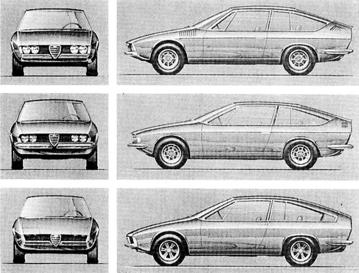 Etudes Alfa Romeo GTV- Alfa Romeo GTV