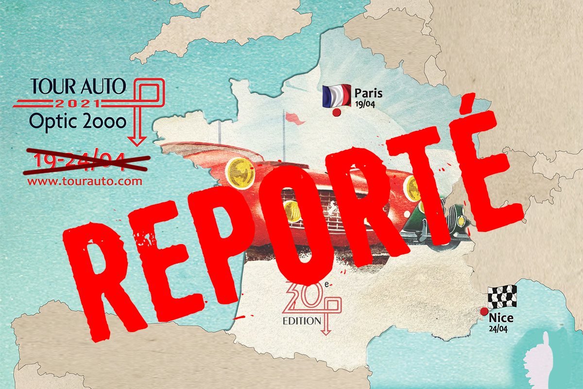 Le Tour Auto 2021 est reporté