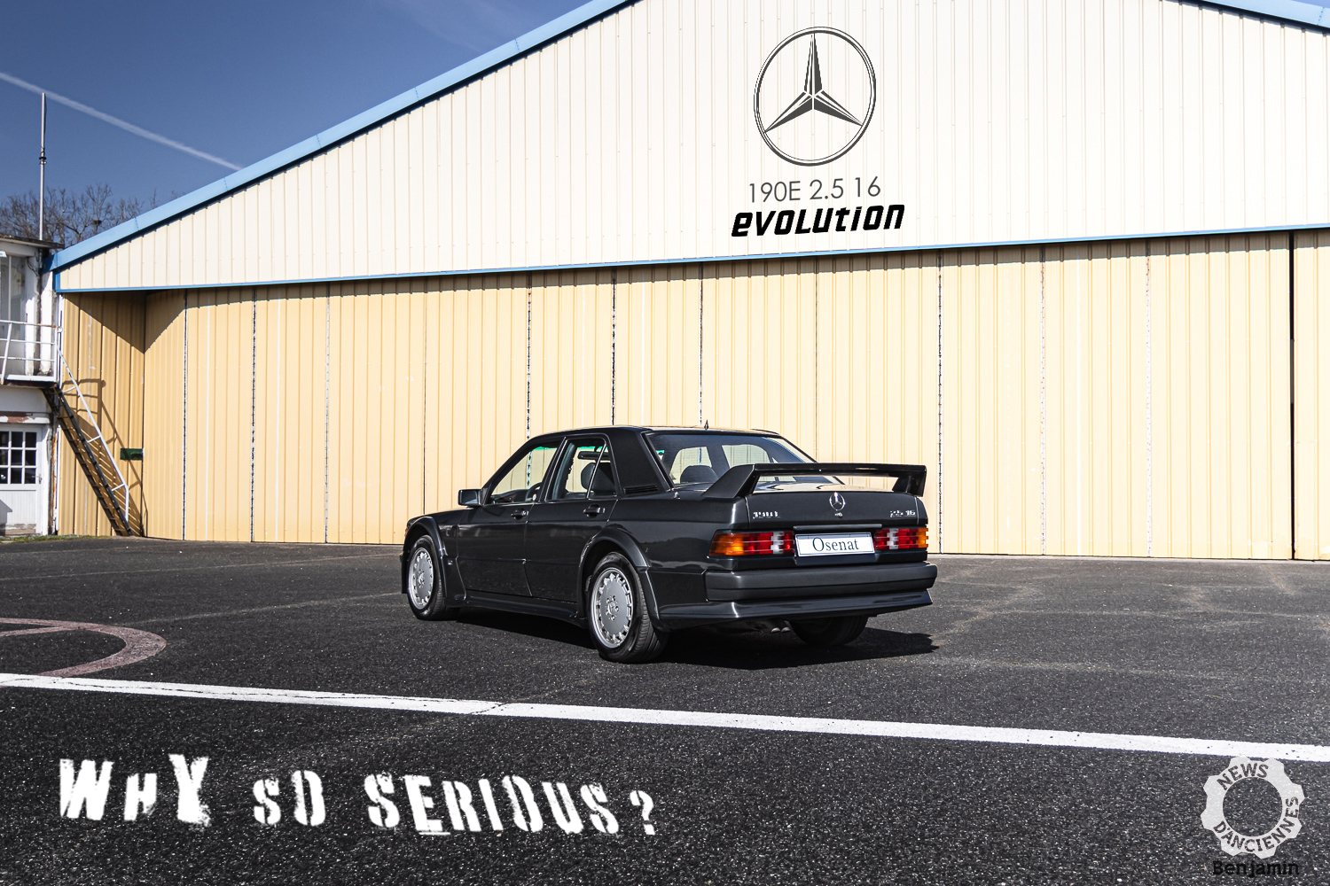 Essai d&rsquo;une Mercedes 190E 2.5 16 Evo : why so serious ?