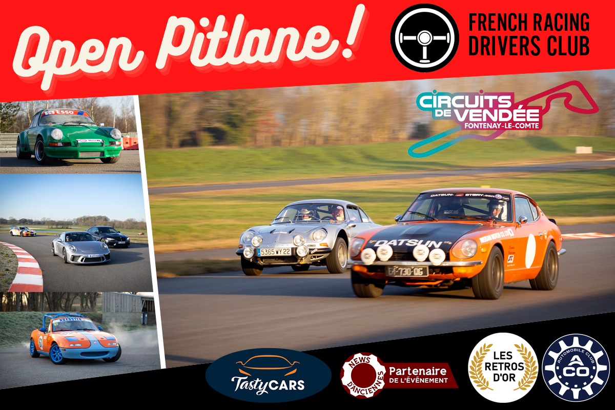 Rendez-vous à Fontenay le Comte pour le prochain trackday du French Racing Drivers Club