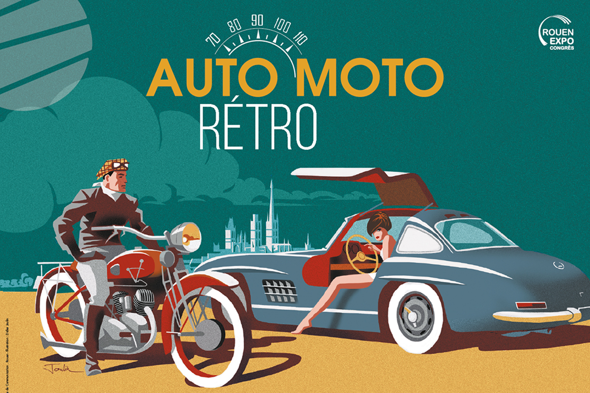 Étoiles et Caravane au menu de l&rsquo;Auto Moto Rétro Rouen 2021