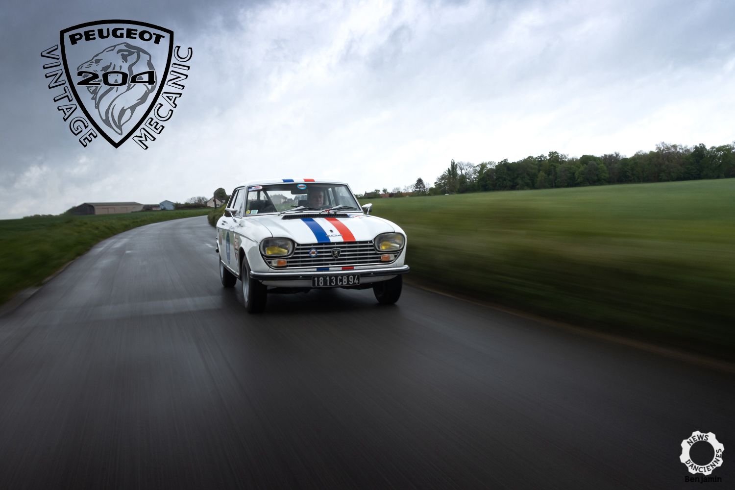 Au volant de la Peugeot 204 Coupé de Vintage Mecanic (ex-Restellini)