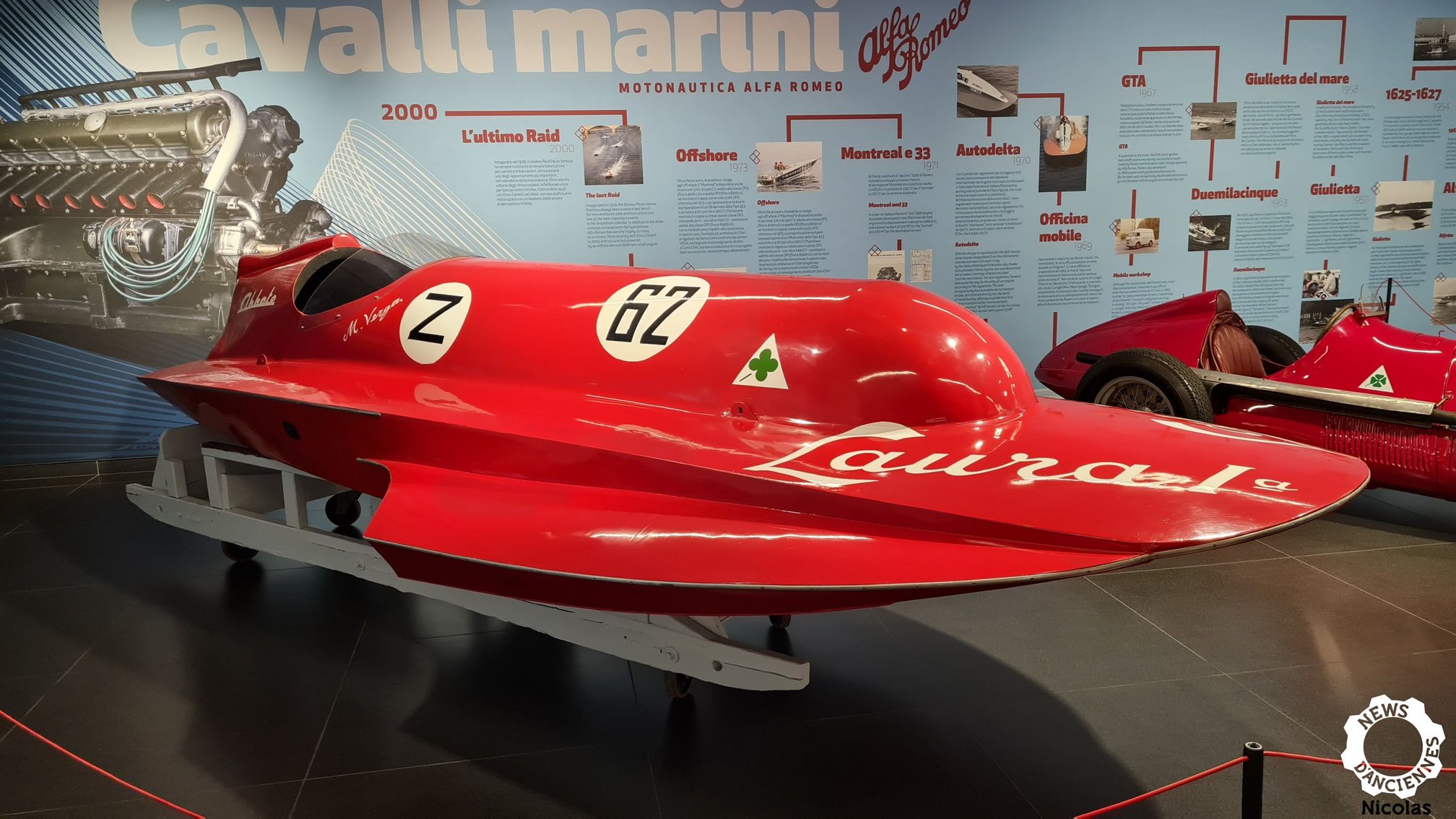 Exposition « Cavalli Marini » : Alfa Romeo sur l&rsquo;eau