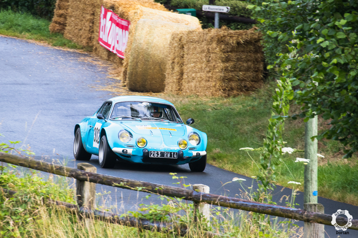 De belles anciennes à la course de côte de la Forêt-Auvrais