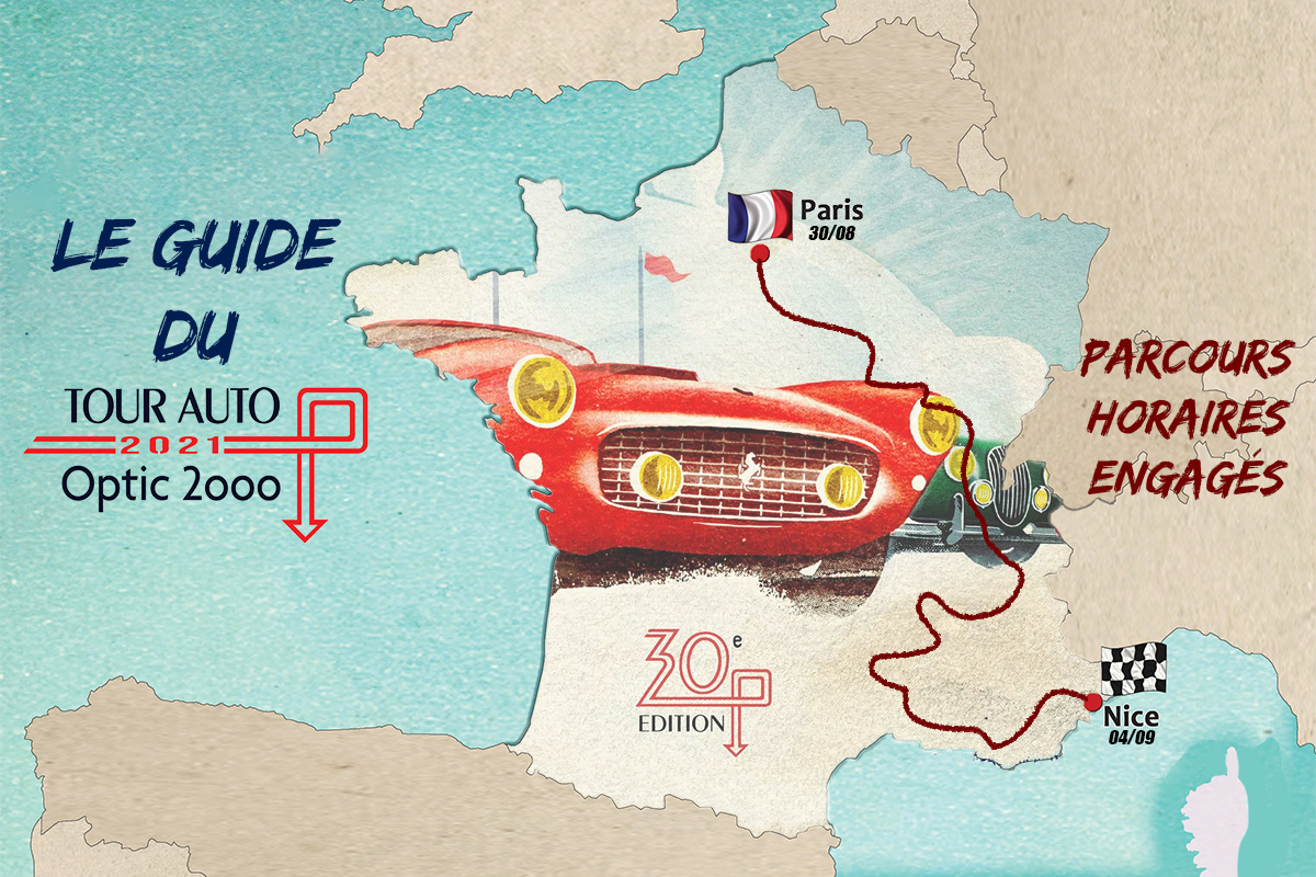 Le Guide Complet du Tour Auto 2021 : parcours, horaires et engagés