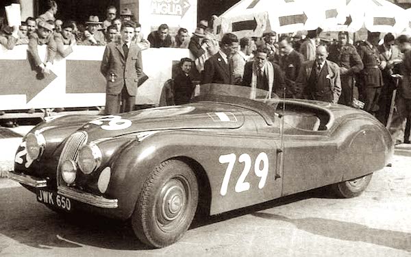 Jaguar XK120 Mille Miglia 1950- Jaguar XK120
