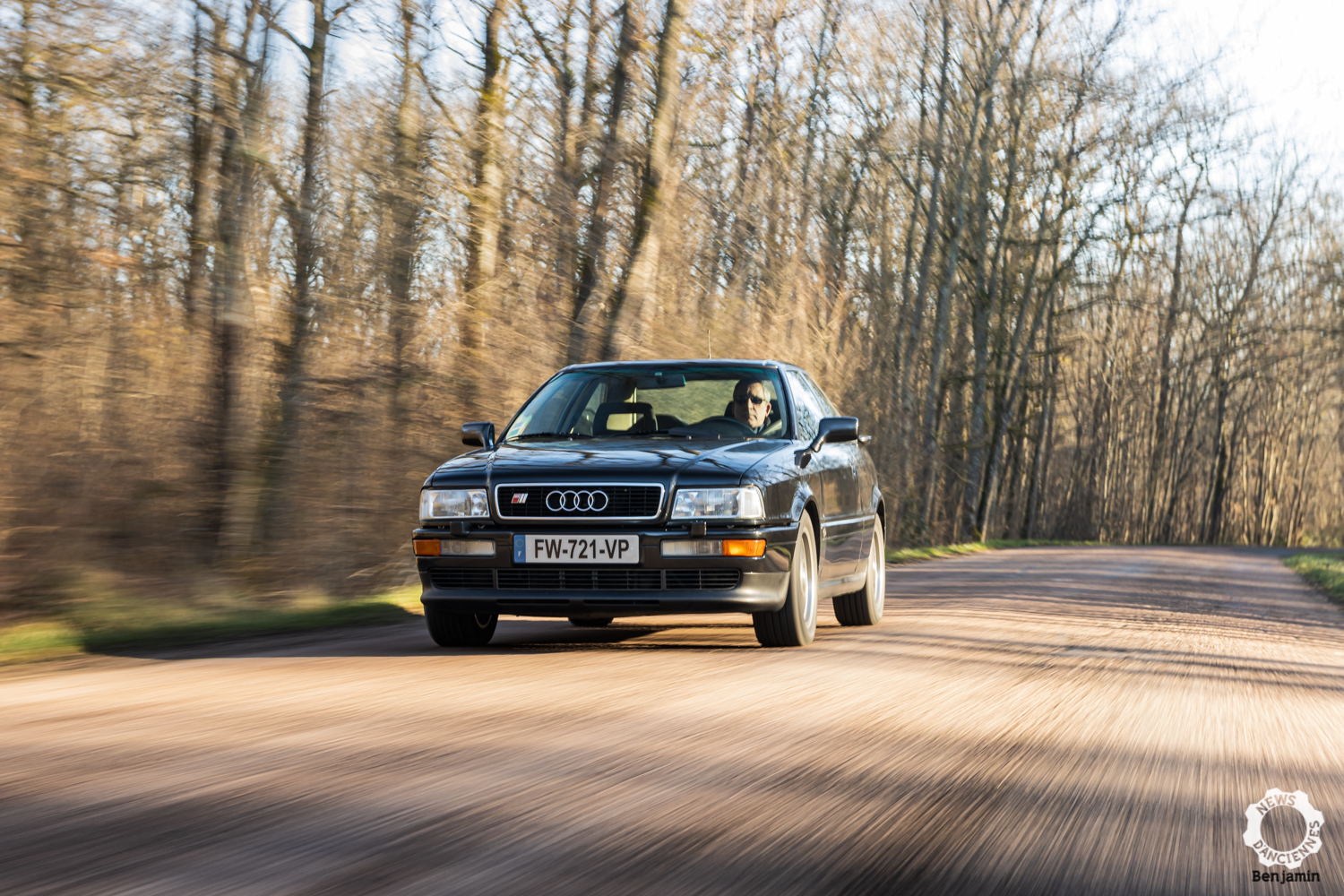 Au volant d&rsquo;une Audi S2 Coupé, l&rsquo;artillerie lourde