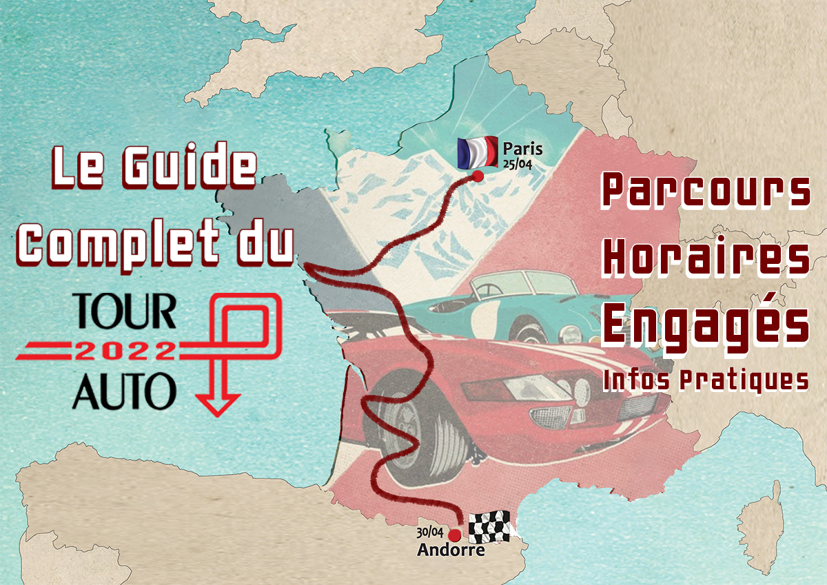 Le Guide Complet du Tour Auto 2022 : le parcours, les horaires et les engagés