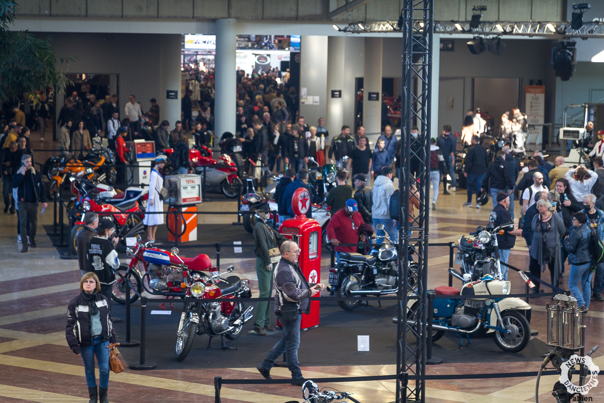 Vieilles bécanes à gogo au Salon du 2 Roues 2022 de Lyon